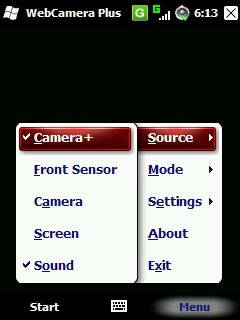 WebCamera Plus interface sample 2